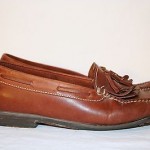 COLE HAAN Men’s Size 10.5 LOAFERS Slip-On TASSLE Shoes Brown Leather
