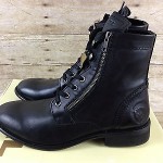 DIESEL MILITARY BOOT BLACK T8013 MENS SIZE 9.5