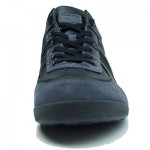 $225 Hugo Boss ORANGE Label Sneakers Navy Leather Mens 12 45 Shoes Trainers 11.5
