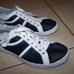 Hugo Boss orange mens sneakers black & white US 8.5 Europe 41 Boss orang