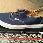 Vans Authentic Lace Up – Brushed Twill – Navy – 10