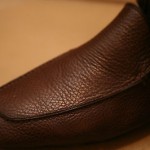 Men’s Hugo Boss Brown Leather Loafers Driving Shoes Size UK 10