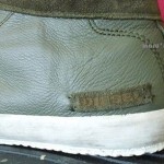$140 Mens DIESEL ‘Midday’ Shoes sz 10 LEATHER Olive Green sneaker shoes