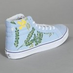 VANS VAN DOREN SK8 HI SLIM BLUE BELL HAWAIIAN FLORAL MENS 9.5 NEW NIB WOMENS 11