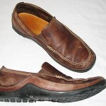 Cole Haan Men’s 10.5 Brown distressed leather loafers driving shoes moccasins