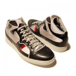 $300 HUGO BOSS Black White Sneakers 12 45 Mens Shoes Trainers 11.5 44.5 Boots