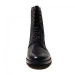 $495 Hugo Boss ITALY Dark Navy Blue Mens Dress Lace-up Boots 10 43 Black 10 .5