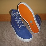 TIMBERLAND EARTHKEEPERS NEWMARKET CUPSOLE 6 INCH BOOT SZ 8.5 BLUE NUBUCK 6700R