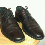NIKE AIR COLE HAAN BLACK PEBBLE LEATHER LACE UP OXFORD DRESS SHOES 9.5M  NICE!!