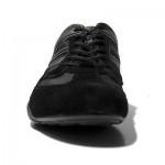 $225 Hugo Boss ORANGE Label Black Mens Shoes 9 42 Trainers Sneakers 8.5 41.5