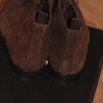 Brand New w Box Hugo Boss Clelior Suede Wingtip Ankle Boots for Men, Size US 8.5