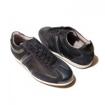 $225 Hugo Boss ORANGE Label Sneakers Navy Blue Mens Shoes 13 46 Trainers 12.5