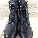 DIESEL MILITARY BOOT BLACK T8013 MENS SIZE 9.5