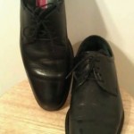 NIKE AIR COLE HAAN BLACK PEBBLE LEATHER LACE UP OXFORD DRESS SHOES 9.5M  NICE!!