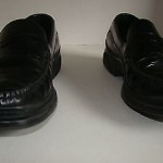 Cole Haan Size 8.5 M Nike Air Men’s Black Leather Slip On Loafer Mocassins