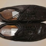 COLE HAAN Mens DRIVING Black Leather Oxford SNEAKERS Used SHOES Size 9.5