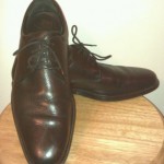 NIKE AIR COLE HAAN BLACK PEBBLE LEATHER LACE UP OXFORD DRESS SHOES 9.5M  NICE!!