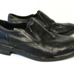 Cole Haan Dryden Black Leather Slip On NIke Air Men size 9 EUC