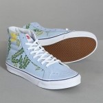 VANS VAN DOREN SK8 HI SLIM BLUE BELL HAWAIIAN FLORAL MENS 9.5 NEW NIB WOMENS 11