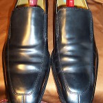 COLE HAAN NIKE AIR LOAFERS IN BLACK LEATHER SIZE 13M EXCELLENT CONDITION