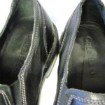 Cole Haan Dryden Black Leather Slip On NIke Air Men size 9 EUC