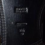 Authentic  HUGO BOSS Black Ankle All Leather Boots Shoes Size 11.5