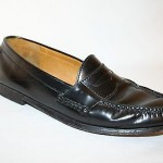 COLE HAAN Men’s Size 8.5 Pinch PENNY LOAFERS Black Leather SHOES Slip-On