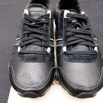 NIB Diesel Men’s Black Leather Fashion Casual Athletic Sneakers Shoes Size 8