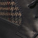$495 Hugo Boss ITALY Dark Navy Blue Mens Dress Lace-up Boots 10 43 Black 10 .5