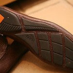 Men’s Hugo Boss Brown Leather Loafers Driving Shoes Size UK 10