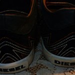 Diesel Exter Men’s Sneakers Leather Lace-up Casual Shoes US 8.5  EUR 41