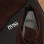 Brand New w Box Hugo Boss Clelior Suede Wingtip Ankle Boots for Men, Size US 8.5