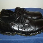 COLE HAAN COUNTRY OXFORDS BLACK LEATHER UPPER AND LINING SZ 11.5