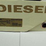 Diesel Midday Designer Sneaker gray lightly used with box