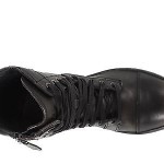 ALL NEW DIESEL TATRADIUM BUTCH ZIP BLACK LEATHER BOOTS SAINTS MENS SHOES 12/45