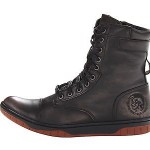 ALL NEW DIESEL TATRADIUM BUTCH ZIP BLACK LEATHER BOOTS SAINTS MENS SHOES 12/45