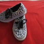 vans authentic canvas shoe animal print