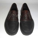 Cole Haan Men’s Size 10.5 M Black / Brown Leather Kiltie Tassel Lug Sole Loafer