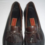 Cole Haan Men’s Size 10.5 M Black / Brown Leather Kiltie Tassel Lug Sole Loafer