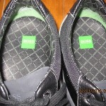 HUGO BOSS MENS BLACK LACE-UP SNEAKERS /SHOES SIZE 42