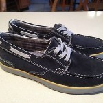 Clarks Jax Navy Suede Mens Boat Shoes Size 8 (NWOB)