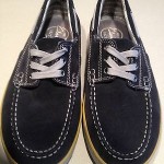 Clarks Jax Navy Suede Mens Boat Shoes Size 8 (NWOB)