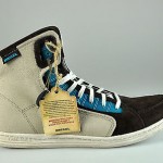 $275 NIB Diesel Jeff Coffee Bean/Goat Suede/Canvas High Top Shoe US 8.5 EUR 41
