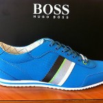Hugo Boss Green Victoir Station Men’s Sneakers In Pastel Blue