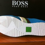 Hugo Boss Green Victoir Station Men’s Sneakers In Pastel Blue