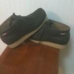 Mens Clarks Padmore 2 Navy Leather Size 10.5 Awesome Cond. LN