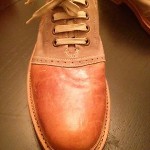 Cole Haan C08333 Pushover Saddle Two Tone Oxford 9.5 tan leather shoe $268 New