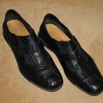 Men’s COLE HAAN Leather Shoes, Loafers with Nike Air, Black – Size 12 M