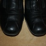 Men’s COLE HAAN Leather Shoes, Loafers with Nike Air, Black – Size 12 M