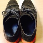 Cole Haan Lunargrand C11097 brown 10.5 suede wingtip oxford shoe NEW $198